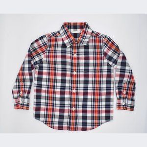 Janie & Jack Boy's Size 18 24 Months Plaid Shirt